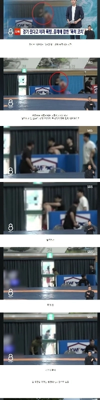 韓国のアスレチック世俗的な暴力的なイベントとライブ放送は恥ずかしい