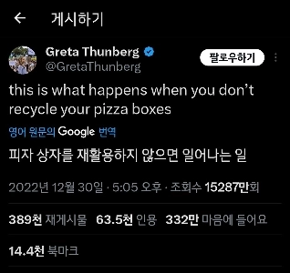 グレタ・トーンベリーが代替の右翼アイドル観光を送った事件