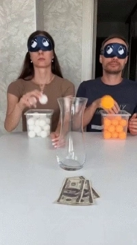 卓球を置きます