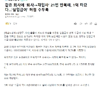 失業率は、繰り返しの需要と供給の繰り返しを繰り返します