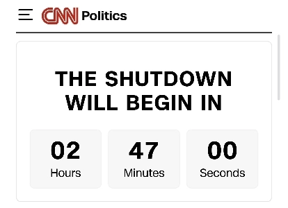 CNNシャットダウン通知