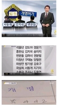 変更名を申請したときにほとんどそれを受け入れる理由