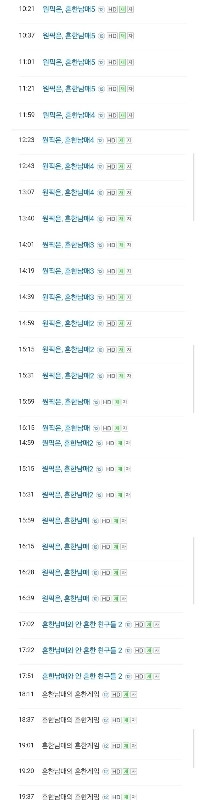 今日のクレイジーなチンバースのスケジュール