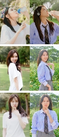 2015年のパク・ウンビンと2025年のパク・ウンビン