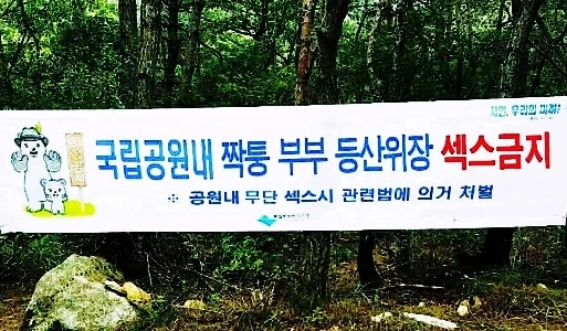 国立公園ではセックス禁止（笑）