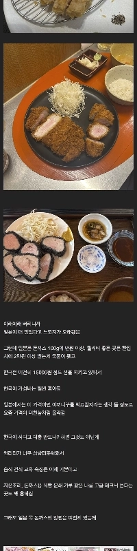 韓国の日本製とんかつ品質の現状