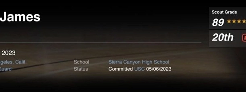 2人目のレブロンがドラフトでNBA入りするのは難しいだろう。