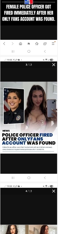 女性警察官、OnlyFans使用発覚で解雇