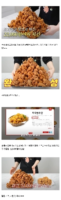 自家製骨なし鶏もも肉 22,000ウォンㄷㄷ