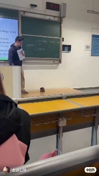 (SOUND)授業中に教室に入ってきた猫.mp4