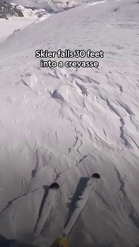 (SOUND)クレバスに落ちて死にそうになった人