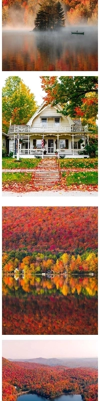 アメリカの紅葉で有名な地域