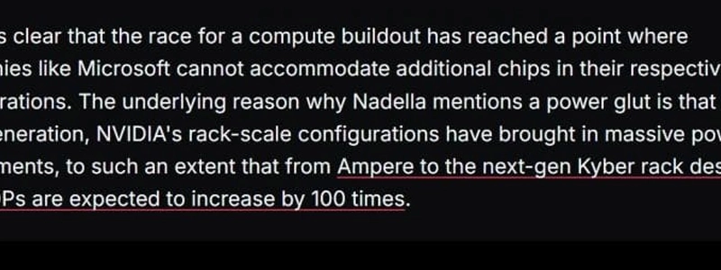 Microsoft CEO: 市場にはGPUが余っている