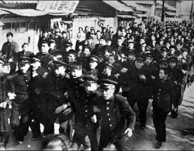 今日は学生独立運動の記念日です。