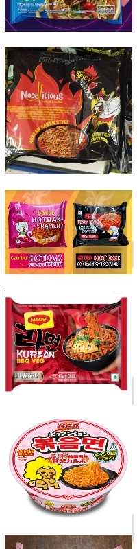海外でも続々と新商品が登場する韓国風ラーメン。