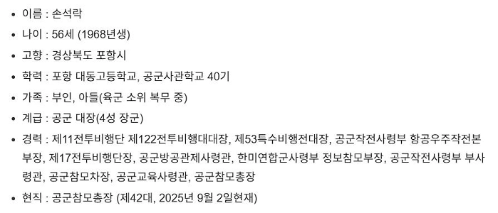 新空軍参謀長のボラメ搭乗機