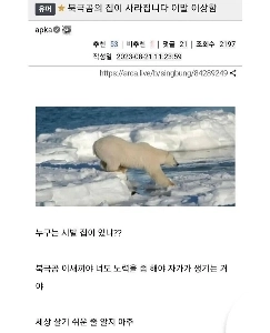 シロクマの家が失われつつある << これは奇妙だ.jpg