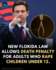 Breaking News）米国フロリダ州、12歳未満の児童強姦犯を処刑する計画