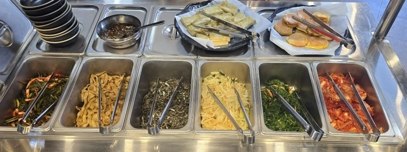 済州島金陵 12,000ウォン 一人食事セット