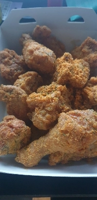 BBQチキンがとても美味しい