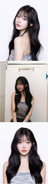 (SOUND)チアリーダーのクォン・ヒウォンさんが証明写真を撮りました