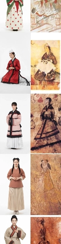 AIで復元された高句麗の婦人服