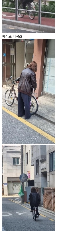 自転車に乗って街によく現れるリリーさん