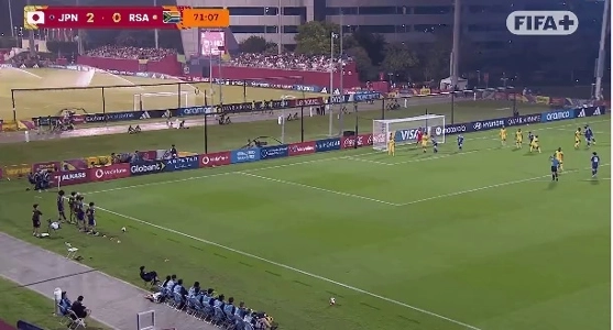 U17ワールドカップ ラウンド32 日本 3-0 南アフリカ ゴールシーン.gif