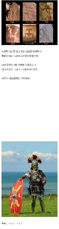 各国で発見された古代の怪物の壁画