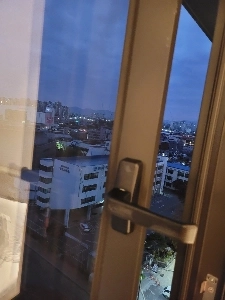 全州の晩秋の朝の風景