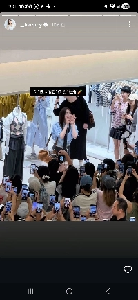 中国でのイベント中の「トランジットラブ2」ソン・ヘウン