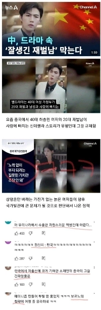 中国ドラマでは禁止されているプロット