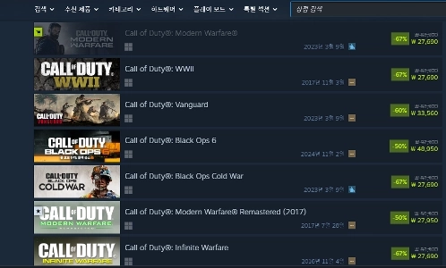 Steam では一部のゲームに割引があると聞きました。