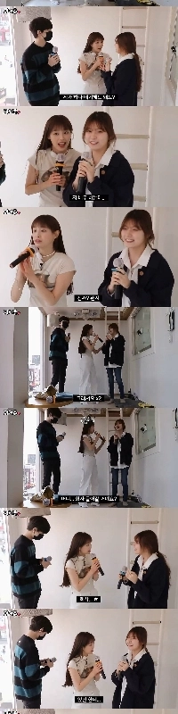 チュさんは撮影中に弘大で俳優志望の男性に出会った。