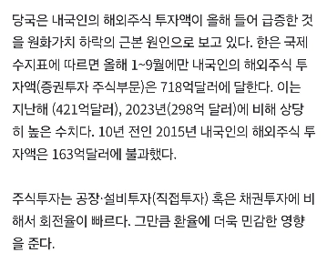 “”””愛国的な投資をしてください””””。過去最高の海外株式投資でウォン金額「最低」