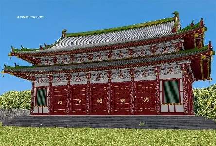 新羅建築から復元された丹清地図