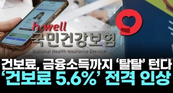 健康保険料6000億ウォンを横領し5.6％値上げ