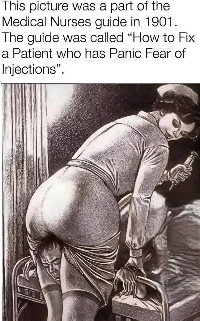1901 年の注射恐怖症患者のための看護ガイドライン