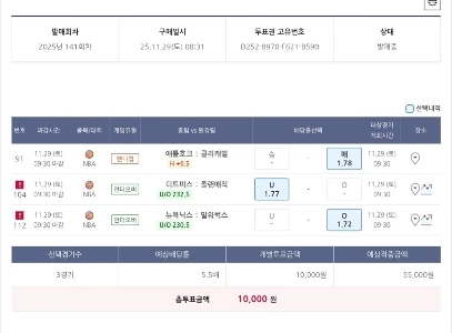 私はNBAに賭けます