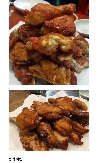 胡椒風味の薄衣フライドチキン