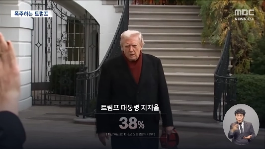 民間人について尋ねられたトランプ氏の「バカ記者」支持率:38%