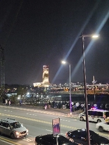 花火を見に来ました