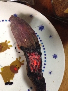 エアフライヤーでサツマイモを調理するときの絶望。JPG