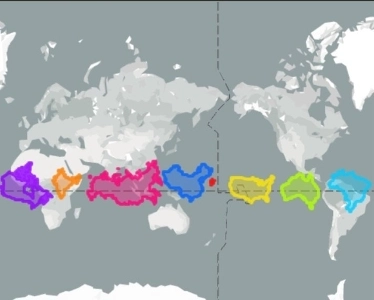 実際の国の大きさ比較：ブラジルは意外と大きい