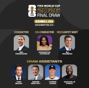 2026年アメリカワールドカップ組み合わせ抽選中、祝賀公演ラインナップㄷㄷ