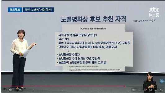12月3日祝日法提案／韓国人がノーベル平和賞候補者を推薦可能に