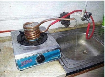 ボイラーを使わずにお湯を使う