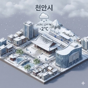 Google NanoBanana AI で作成された韓国の地域