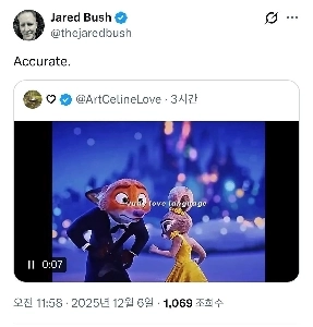 (SOUND)ズートピアの監督も認めたジュディ流イチャイチャ。