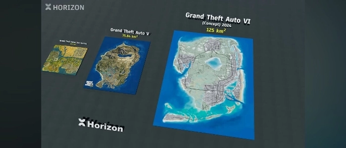 GTA6のマップサイズ